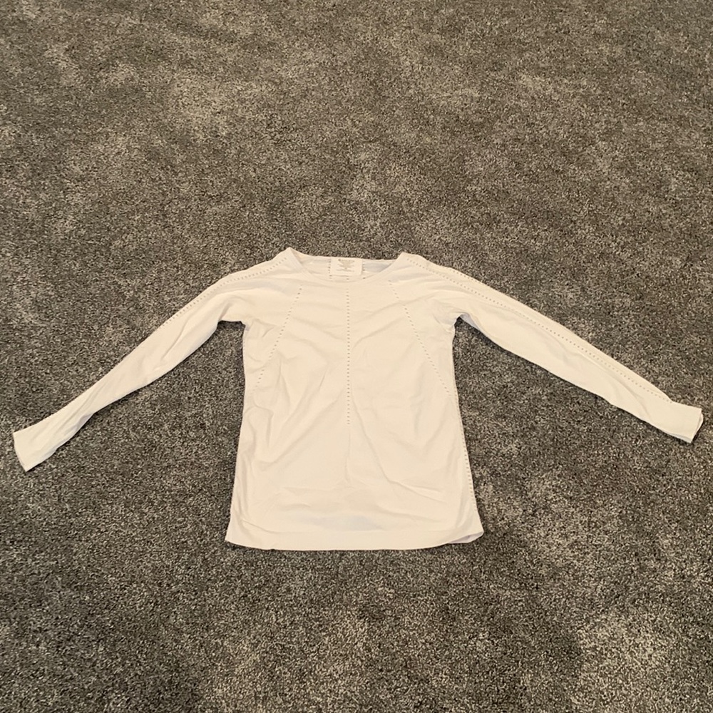Athlete White compression shirt